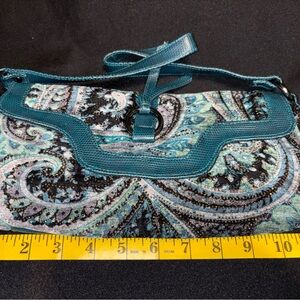 Elegant Teal Clutch